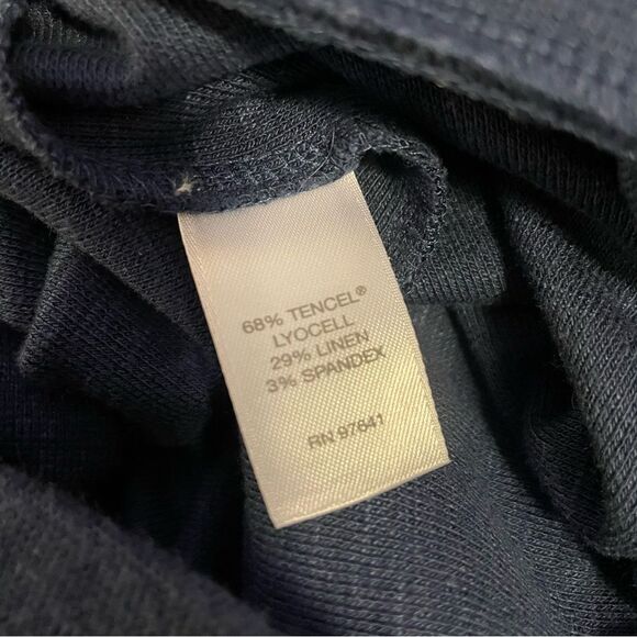 J Jill Linen Blend Pants Woven Knit Lagenlook Pull On Jeans Size Large - Picture 4 of 10